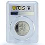 Czechoslovakia 100 korun President Antonin Zapotocky PR69 PCGS silver coin 1984