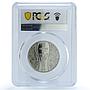 Ukraine 2 hryvnias Princess Elizabeth Yaroslavna Cry MS70 PCGS CuNi coin 2022