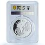Bulgaria 10000 leva Euro Rhyton Rider of Madara PR68 PCGS silver coin 1998