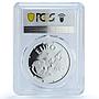 Bulgaria 10000 leva Euro Rhyton Rider of Madara PR67 PCGS silver coin 1998