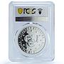 Bulgaria 1000 leva Rozhen Astronomical Observatory PR66 PCGS silver coin 1995