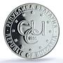 Bulgaria 1000 leva Rozhen Astronomical Observatory PR66 PCGS silver coin 1995