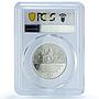 Czechoslovakia 50 korun Politics Communist Party Congress PR69 PCGS coin 1979