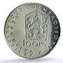 Czechoslovakia 100 korun Writer Jan Neruda Literature PR69 PCGS silver coin 1984