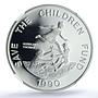 Philippines 200 piso UNICEF Save the Children Child Year PF69 NGC Ag coin 1990