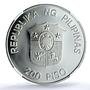 Philippines 200 piso UNICEF Save the Children Child Year PF69 NGC Ag coin 1990
