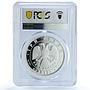 Russia 3 rubles Geographic Society Duke Constantine PR66 PCGS silver coin 2015