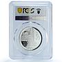 Slovakia 200 korun 100 Years Economist Imrich Karvas PR70 PCGS silver coin 2003