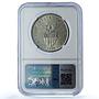 Philippines US 1 peso Republic Coinage Walking Liberty AU58 NGC silver coin 1910