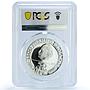 Bulgaria 50 leva 1300th Anniversary of Republic PR68 PCGS silver coin 1981