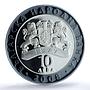 Bulgaria 10 leva Singer Nikolai Gyaurov Music PR69 PCGS gilded silver coin 2008