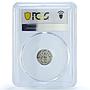 Sweden Swedish Livonia 1 solidus Christina KM-2 MS64 PCGS billon coin 1652