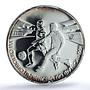 Bulgaria 500 leva Football Cup in France PR67 PCGS silver coin 1996
