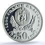 Bulgaria 50 leva 1300th Anniversary of Republic PR67 PCGS silver coin 1981