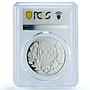Bulgaria 1000 leva Football World Cup in France Players PR65 PCGS Ag coin 1997