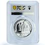 Bulgaria 50 leva Tsar Ivan Assen II Church Architecture PR66 PCGS Ag coin 1981