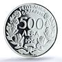Bulgaria 500 leva Football World Cup in USA Goalkeeper PR66 PCGS Ag coin 1994