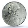Czechoslovakia 100 Years Poet Andrej Sladkovic MS67 PCGS silver medal 1972