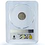 Guatemala 1/2 real Regular Coinage Libertad Liberty UNC PCGS silver coin 1895