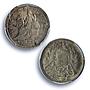 Guatemala 1/2 real Regular Coinage Libertad Liberty UNC PCGS silver coin 1895
