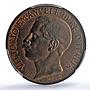 Italy 10 centesimi Emanuele III Kingdom Anniversary KM-51 MS63 BN PCGS coin 1911