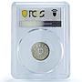 Portugal 10 centavos Regular Coinage Liberty Head KM-563 MS63 PCGS Ag coin 1915