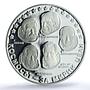 Bulgaria 10 leva Intercosmos Cosmonauts Space Galaxy PR67 PCGS silver coin 1985