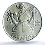 Czechoslovakia 500 korun Matica Slovenska Society MS67 PCGS silver coin 1988