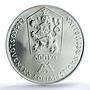 Czechoslovakia 500 korun Matica Slovenska Society MS67 PCGS silver coin 1988
