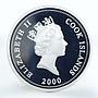 Cook Islands 1 dollar Goliath Stick Insect proof silver coin 2000