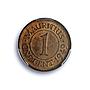 Mauritius 1 cent Colonial Coinage George VI KM-25 MS64 BN PCGS bronze coin 1949