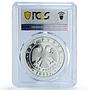 Russia 3 rubles Poet Alexander Pushkin Literature PR69 PCGS silver coin 1999
