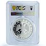 Russia 3 rubles Painter Andrei Rublev Icons Art PR69 PCGS silver coin 2007