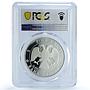 Russia 3 rubles Suzdal Nativity Monastery Church PR69 PCGS silver coin 1994