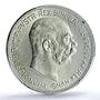 Austria 2 corona Regular Coinage King Franz Joseph II MS63 PCGS silver coin 1912
