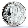Bulgaria 100 leva Parliament Building Politics KM-231 PR65 PCGS silver coin 1993