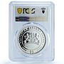 Bulgaria 10 leva Liberation 130th Anniversary KM-298 PR68 PCGS silver coin 2008
