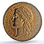 France Exposition Universelle World EXPO MS63 PCGS bronze token medal coin 1878