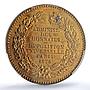 France Exposition Universelle World EXPO MS63 PCGS bronze token medal coin 1878