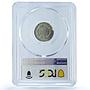 France French Indochina 10 cents Seated Liberty KM-16.2 MS63 PCGS Ag coin 1937