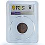 Sweden 1/6 skilling Regular Cuinage Carl XIV KM-625 MS62 PCGS copper coin 1830