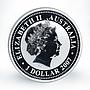 Australia 1 dollar Year of the Ox Lunar Calendar Series I silver coin 2007