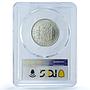 Spain 2 pesetas Regular Coinage Alfonso XIII KM-725 MS62 PCGS silver coin 1905