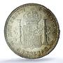 Spain 5 pesetas Regular Coinage Child Alfonso KM-707 MS63 PCGS silver coin 1899