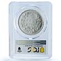Bulgaria 5 leva King Ferdinand I Coinage KM-18 XF Details PCGS silver coin 1894