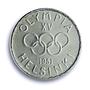 Finland 500 markaa Helsinki Summer Olympic Games KM-35 MS64 PCGS Ag coin 1951