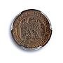 France 2 centimes Napoleon III Coinage Eagle KM-776 MS64 PCGS bronze coin 1857