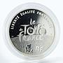 France set of 5 coins The Tour De France silver 1903-2003