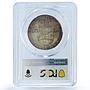 Portugal 20 escudos Financial Renewal Seated Figure MS64 PCGS silver coin 1953
