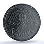 Serbia 10 dinara Regular Coinage German Occupation KM-33 MS62 PCGS coin 1943